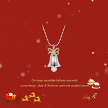 Snowflake Bell Necklace