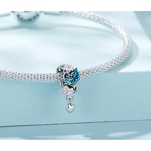 Flowers & Heart Bead