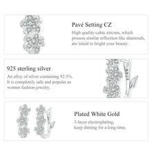 Flower Hoop Earrings