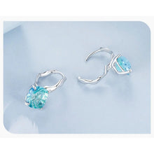 Blue-green Tourmaline Earrings