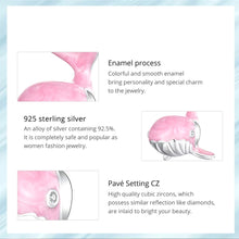 Pink Whale Animal Charm