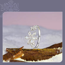Ice Flower Open Ring