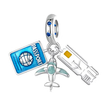 Traveling Airplane Charm