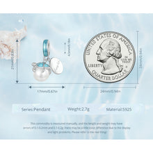 Charm Pendant Turtle on a Pearl