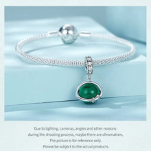 Natural Green Malachite Star Pendant Moon Bead