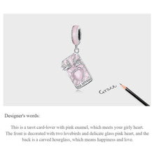 Lovers Tarot Card Dangle Charm