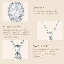 Oval 1 CT Moissanite Necklace