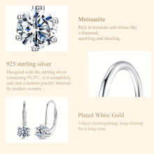 1CT Moissanite Drop Earrings