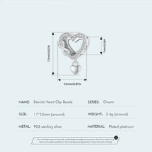Eternal Heart Clip Bead