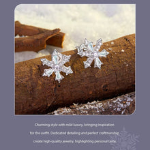 Ice Flower Stud Earrings