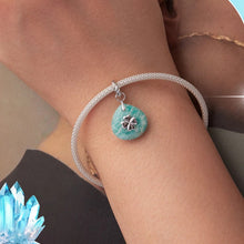 Amazonitr Clover Pendant