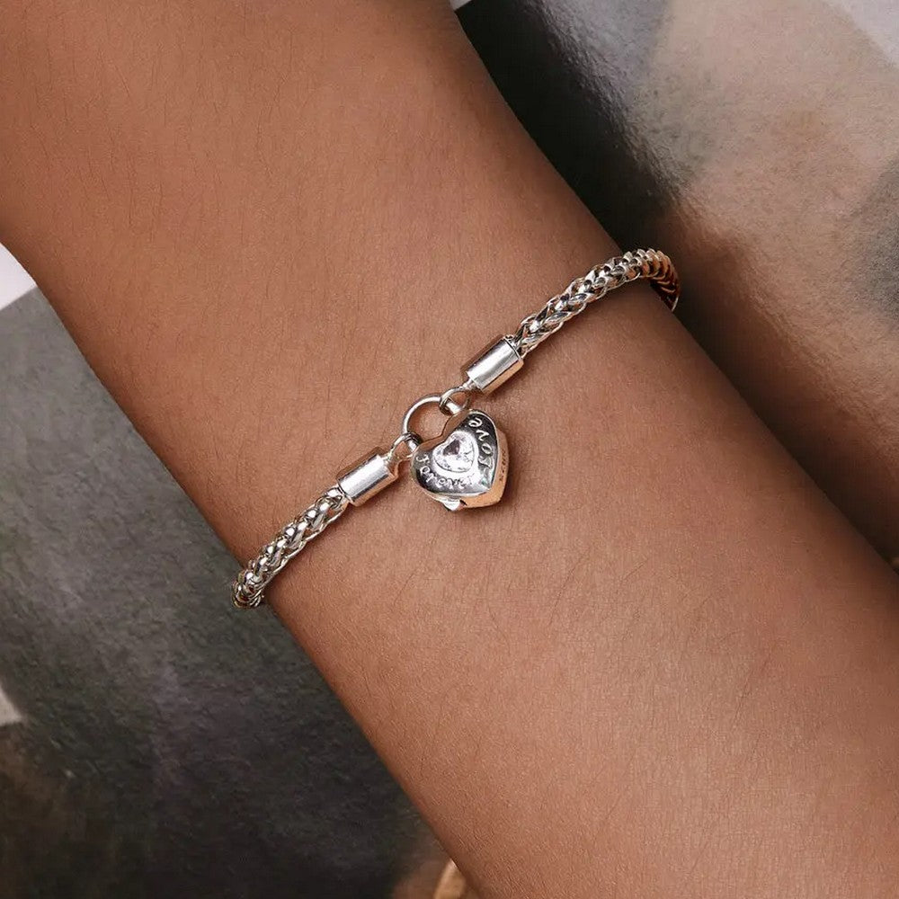 Heart Love Lock Basic Bracelet