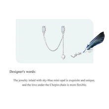 Heart-shaped Tassel Safety Chain