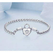 Heart Love Lock Basic Bracelet