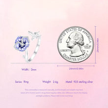 Butterfly Pansy Open Ring