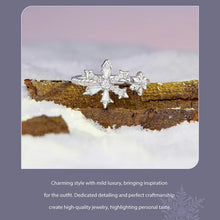 Ice Flower Open Ring