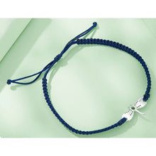 Dragonfly Charm Rope Bracelet