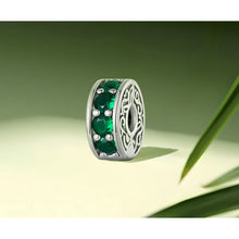 Green Source Positioning Clasp Charm