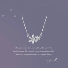 Ice Flower Pendant Necklace
