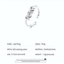 Leaf Open Ring