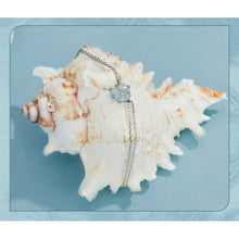 Blue Seashell Chain Bracelet