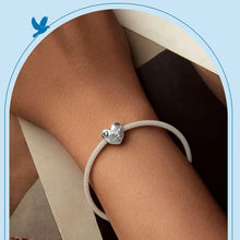 Heart-Shaped Peace and Love Charm