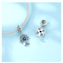 Vintage Blue CZ Cross Pendnat