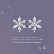 Ice Flower Stud Earrings