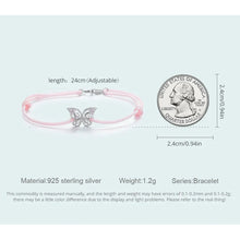 Butterfly Hand Rope Bracelet