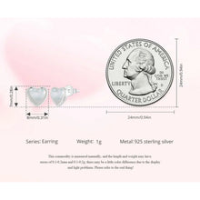 Loved White Shell Stud Earrings