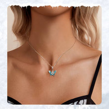 Snowflake Butterfly Charm Pendant