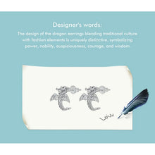 Flying Dragon Stud Earrings