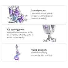 Charm Butterfly on Heart