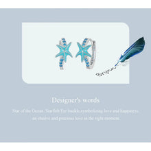 Starfish Hoop Earrings