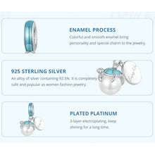 Charm Pendant Turtle on a Pearl