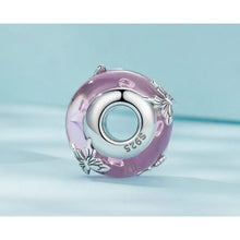 Pink Glass Butterfly Bead