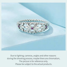 Retro Iris Flower Ring