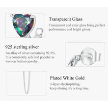 Retro Heart Stud Earrings