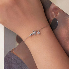 Cross Style Zircon Chain Bracelet