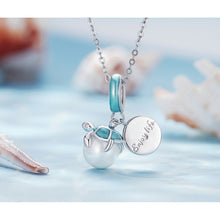 Charm Pendant Turtle on a Pearl