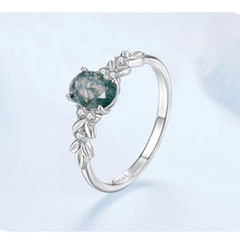 Sea Grass Agate Ring