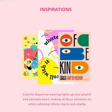 Rainbow Heart Hoop Earrings