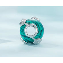 Four Leaf Clover Malachite Bead