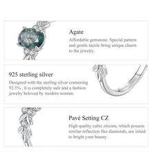 Sea Grass Agate Ring