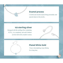 Blue Seashell Chain Bracelet