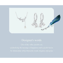 Lily of the Valley Flower Chain Necklaces