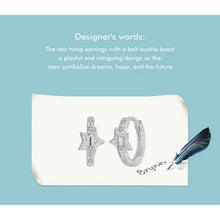 Star Belt Hoop Earrings