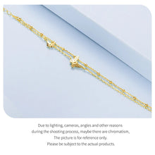 Double Layer Butterfly Charm Bracelet