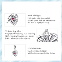 Heart Cross Pendant Charm