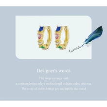 Colorful Hoop Earrings